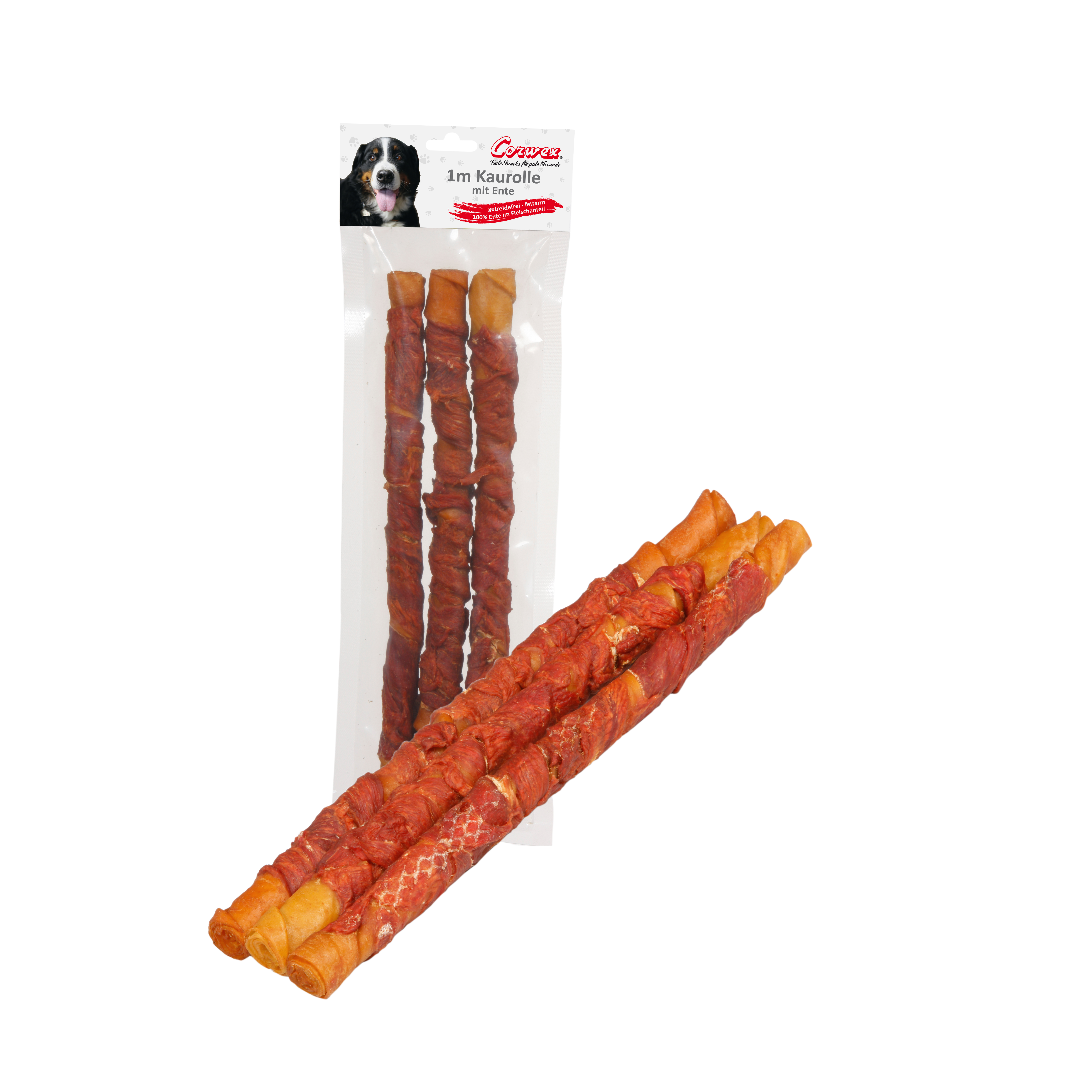 1M Kaurolle mit Ente, 3x34 cm (315 g)